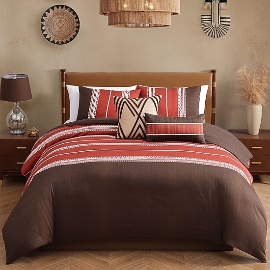 Bebejan Terra Spice 5-pc. Midweight REVERSIBLE Comforter Set