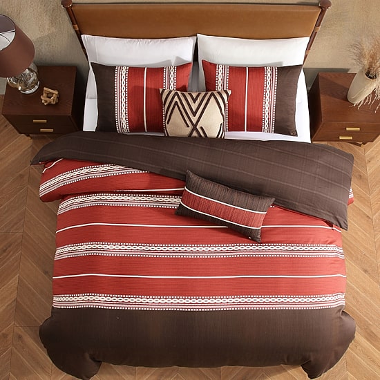 Bebejan Terra Spice 5-pc. Midweight REVERSIBLE Comforter Set