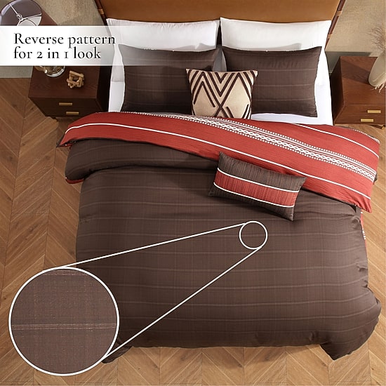 Bebejan Terra Spice 5-pc. Midweight REVERSIBLE Comforter Set
