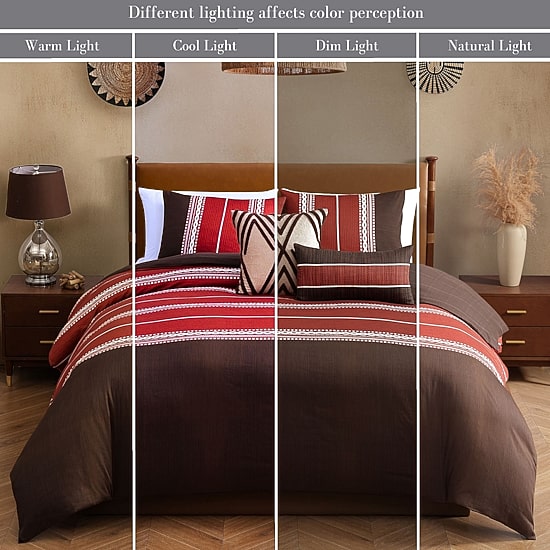 Bebejan Terra Spice 5-pc. Midweight REVERSIBLE Comforter Set