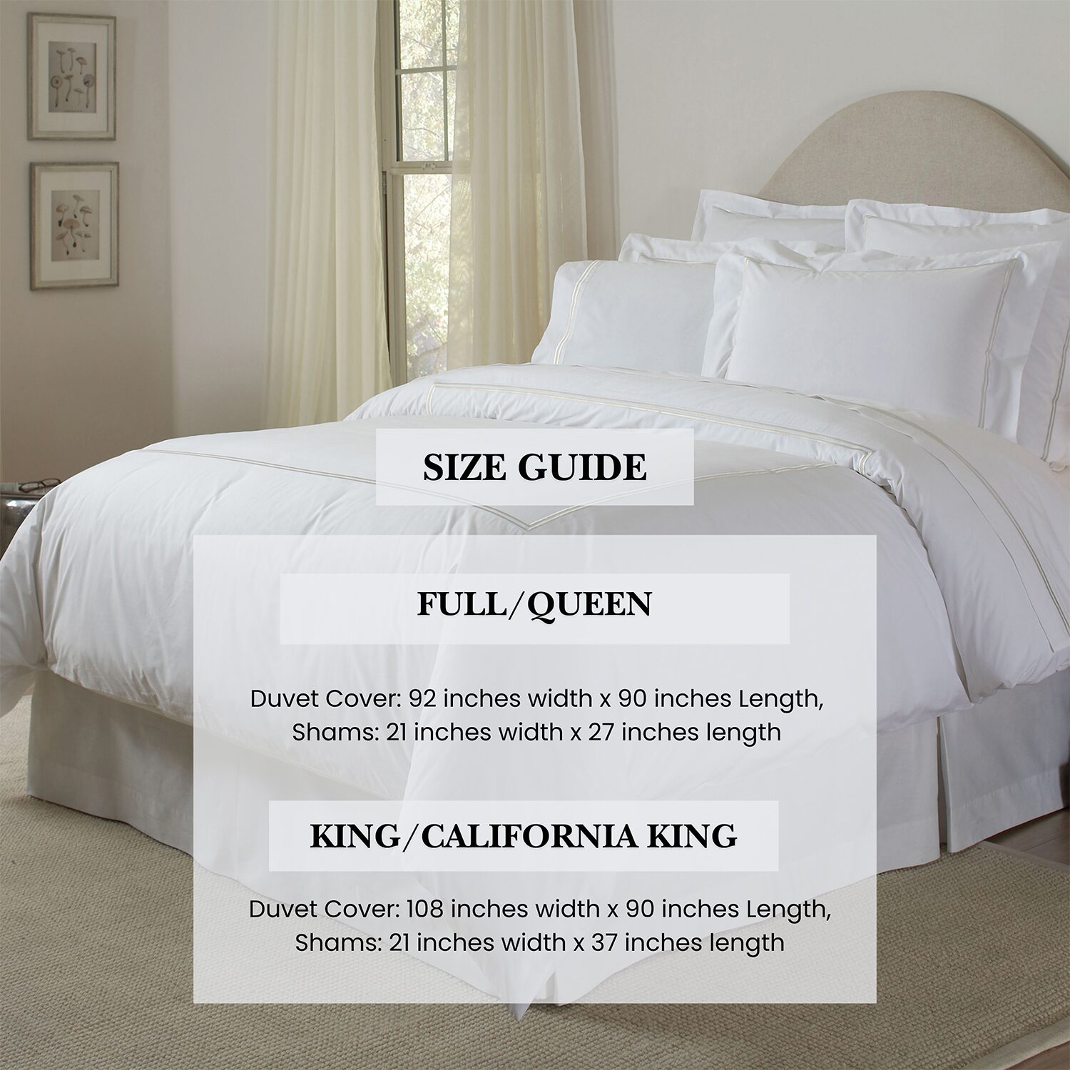 Pointehaven Double Stitch Cotton Percale Oversized Zipper Closure 3-pc. Duvet Cover Set