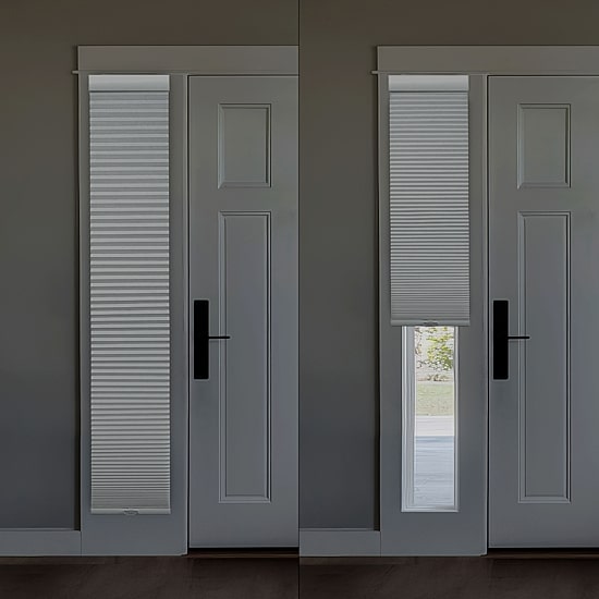 Eco Estates Sidelight Cut-To-Width Cordless 100% Blackout Cellular Shade