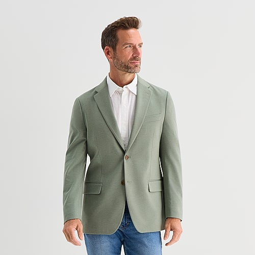 Van Heusen Knit Mens Modern Fit Sport Coat, 44 Regular, Green