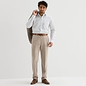 Stafford Coolmax All Season Ecomade Mens Classic Fit Flat Front Suit Pant