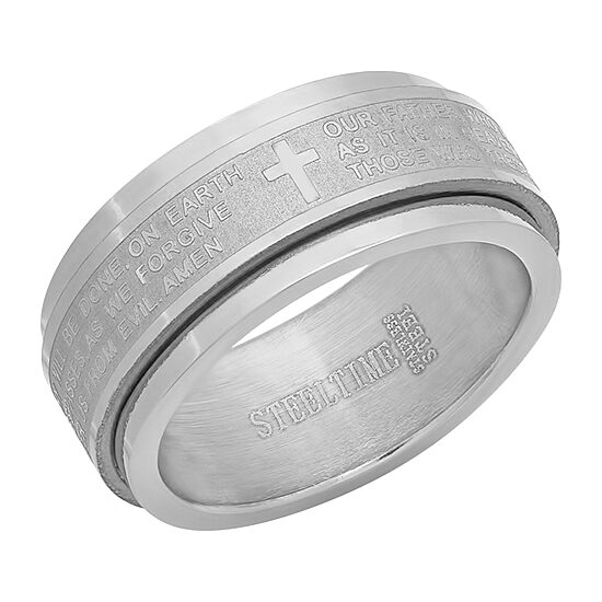 Steeltime Mens 6MM Stainless Steel Band