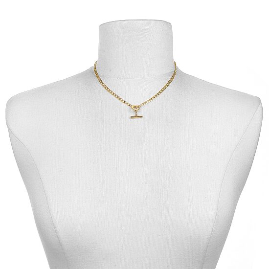 Bijoux Bar Delicates Womens 16 Inch Link Chain Necklace