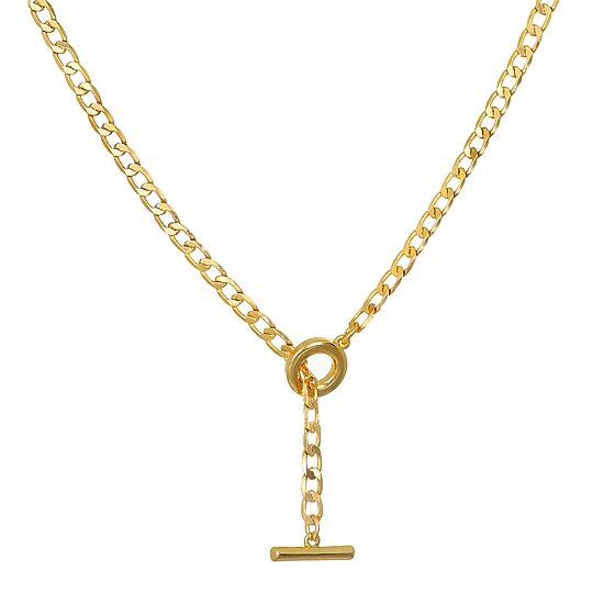 Bijoux Bar Delicates Womens 16 Inch Link Chain Necklace