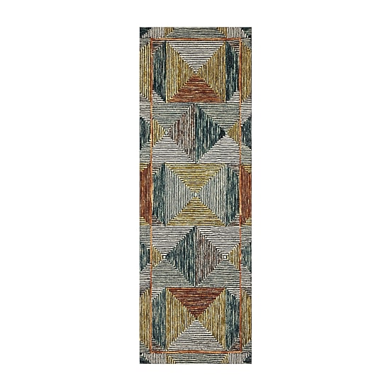 Loloi Spectrum Geometric Hooked Indoor Rectangular Accent Rug