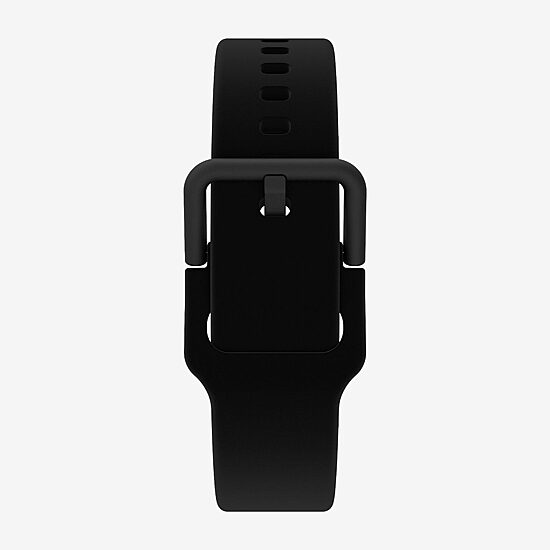 Itouch Air 3 40mm/Sport 3 Extra Interchangeable Strap Unisex Adult Black Watch Band Itspv2strrub-003