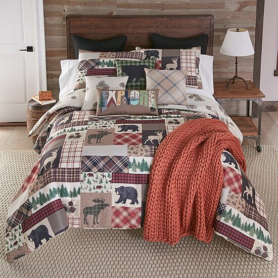 Your Lifestyle By Donna Sharp Wilderness Pine Reversible Square Throw Pillow