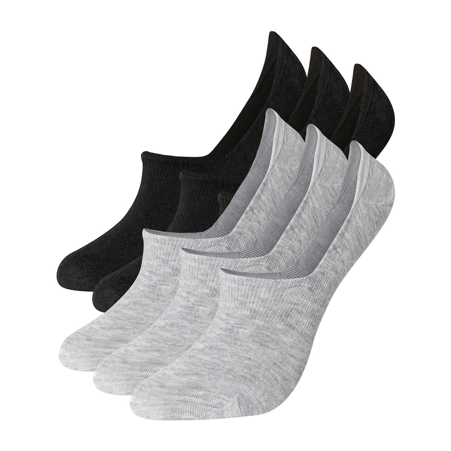 Hanes Cool Comfort Lightweight Womens Multi-Pack 6 Pair Liner Socks