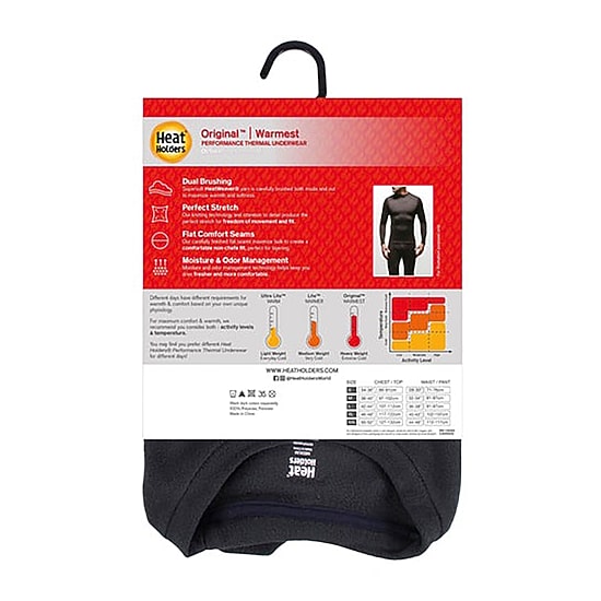 Heat Holders  Mens Original Alberto Crew Neck Long Sleeve Thermal Shirt
