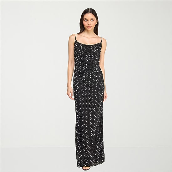 Trixxi Womens Juniors Square Neck Sleeveless Embellished Bodycon Dress