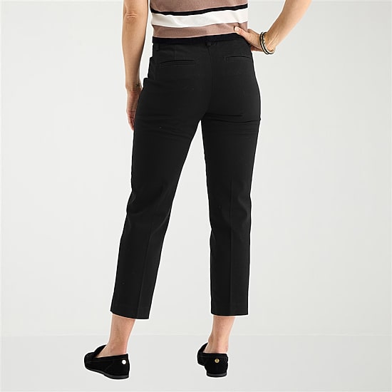 Liz Claiborne Emma Twill Womens Tall Slim Mid Rise Flat Front Pant