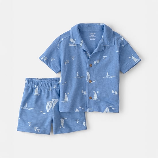 Carter's Baby Boys French Terry 2-pc. Short Set
