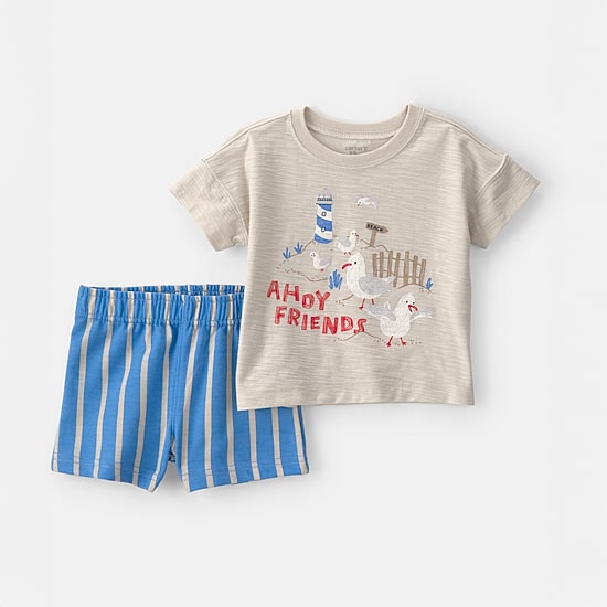 Carter's Baby Boys French Terry 2-pc. Short Set