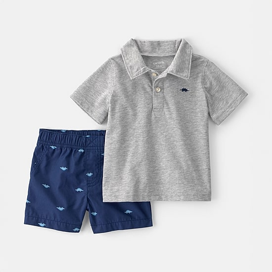 Carter's Baby Boys Jersey 2-pc. Short Set