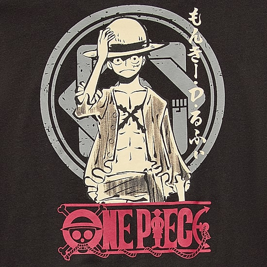 Little & Big Kid Boys Crew Neck Short Sleeve Oversized One Piece Anime Graphic T-Shirt