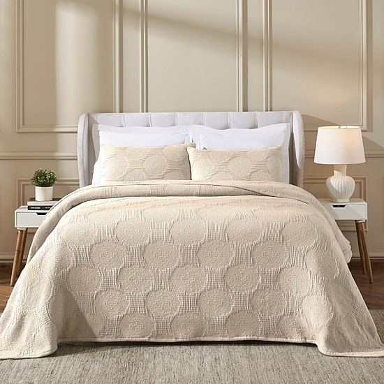 SUPERIOR® Tanta Modern Circles Woven Coverlet