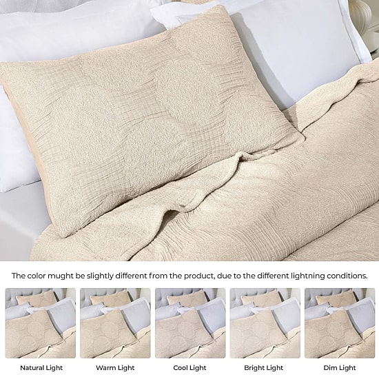 SUPERIOR® Tanta Modern Circles Woven Coverlet