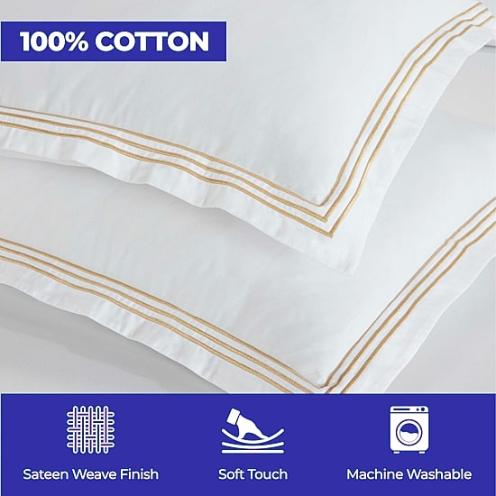 SUPERIOR® Brandon Embroidered Cotton Modern Duvet Cover