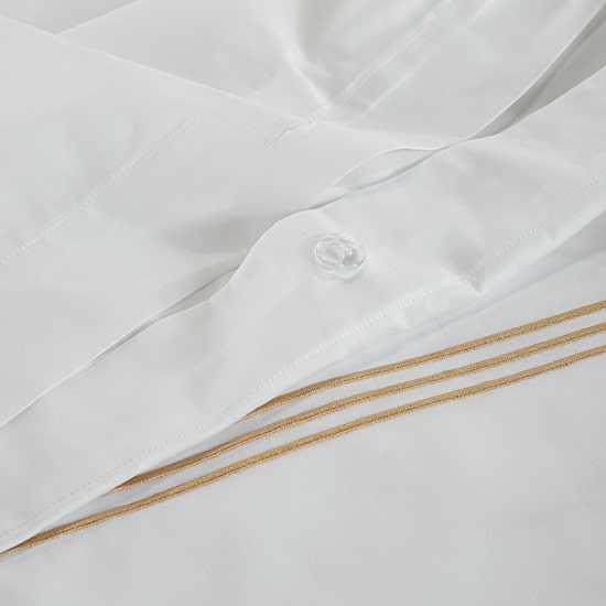 SUPERIOR® Brandon Embroidered Cotton Modern Duvet Cover