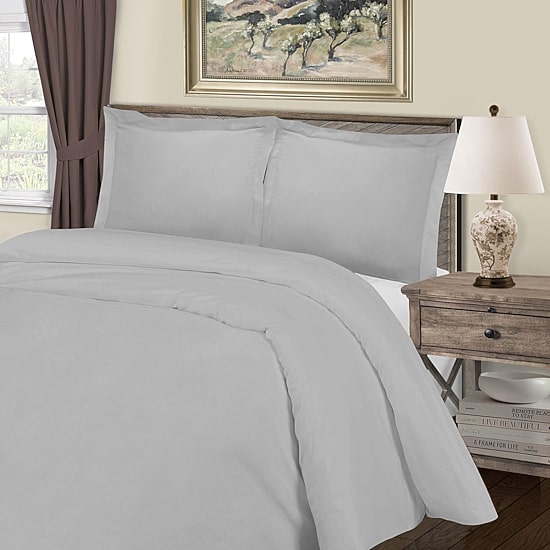 SUPERIOR® Cotton Rich Blend 1000tc Wrinkle Resistant Reversible Duvet Cover