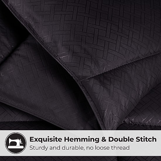 SUPERIOR® Striped All Season Plush Reversible Down Alternative Hypoallergenic Comforter
