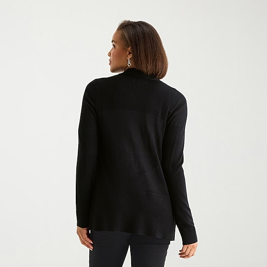 Liz Claiborne Womens Long Sleeve Layered Sweater