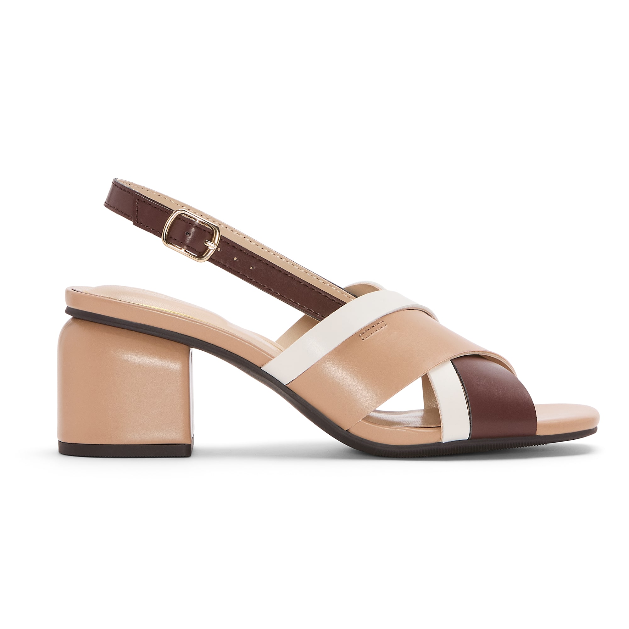 Liz Claiborne Navan Womens Square Open Toe Block Heel Pumps