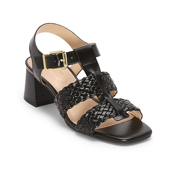 Liz Claiborne Women's Clegan Heeled Sandals (Black)