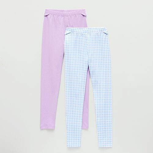 Thereabouts Little & Big Kid Girls Easy-on + Easy-off Seated Wear 24" Skinny 2-pc. Full Length Leggings In Blue