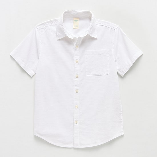 Thereabouts Little & Big Kid Boys Short Sleeve Regular Fit Button-Down Shirt