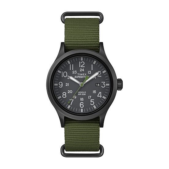 Timex® Expedition Scout Mens Green Fabric Strap Watch-JCPenney