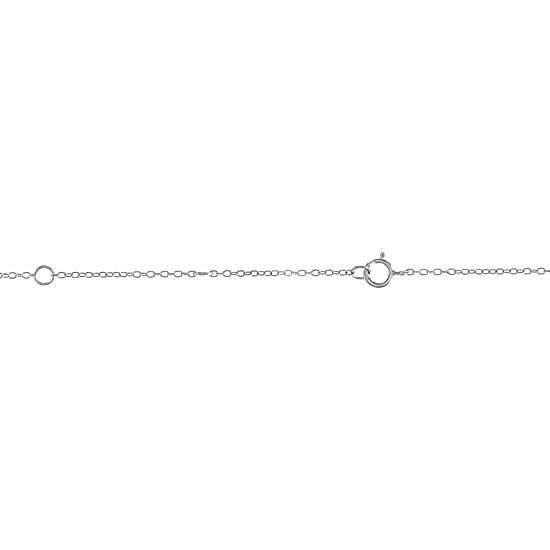 Womens Genuine Yellow Citrine Sterling Silver 18 Inch Pendant Necklace