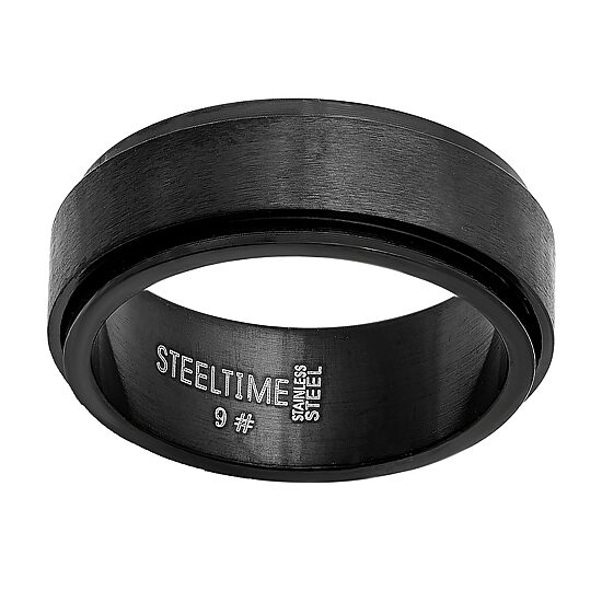 Steeltime Mens 6MM Stainless Steel Band