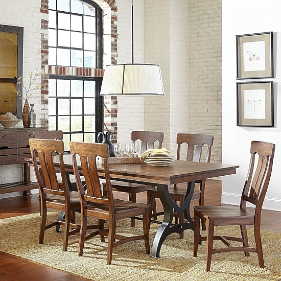 The District 7-Pc Standard Height Dining Set