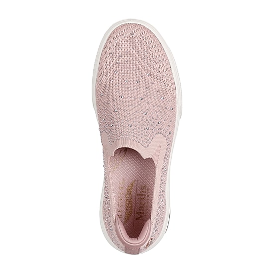 Skechers Arch Fit Arcade Martha Stewart Womens Round Closed Toe Slip-On Shoe