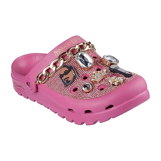 Skechers Snoop Arch Fit Footsteps Rolling N Gold Womens Round Closed Toe Clogs