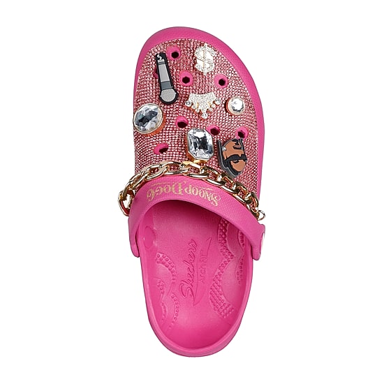 Skechers Snoop Arch Fit Footsteps Rolling N Gold Womens Round Closed Toe Clogs