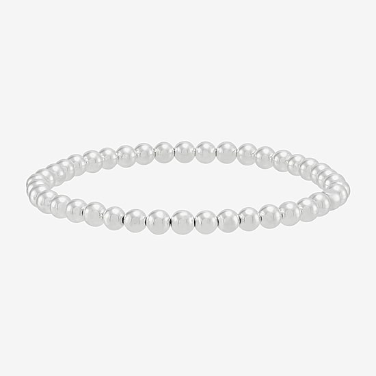 Silpada Womens Sterling Silver Round Beaded Bracelet