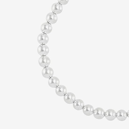 Silpada Womens Sterling Silver Round Beaded Bracelet
