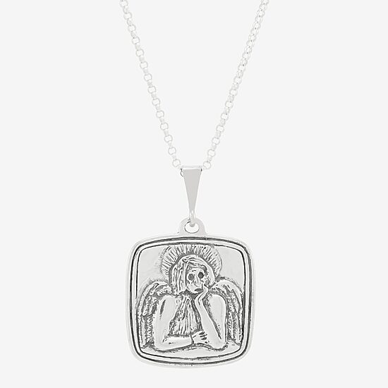 Silpada Womens Sterling Silver Square 18 Inch Pendant Necklace