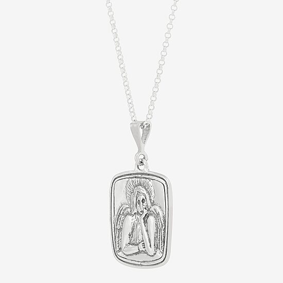 Silpada Womens Sterling Silver Square 18 Inch Pendant Necklace