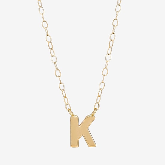 Limited Quantities! Womens 10K Gold 18 Inch Pendant Necklace