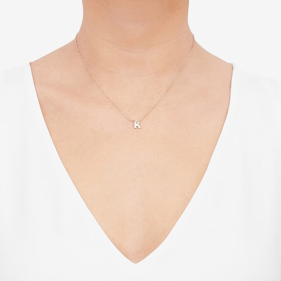 Limited Quantities! Womens 10K Gold 18 Inch Pendant Necklace