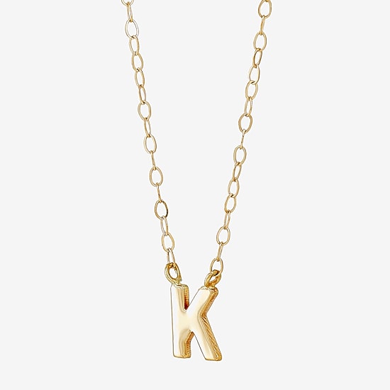 Limited Quantities! Womens 10K Gold 18 Inch Pendant Necklace