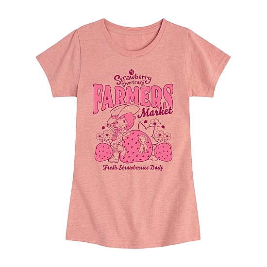 Strawberry Shortcake Big Kid Girls Crew Neck Short Sleeve T-Shirt
