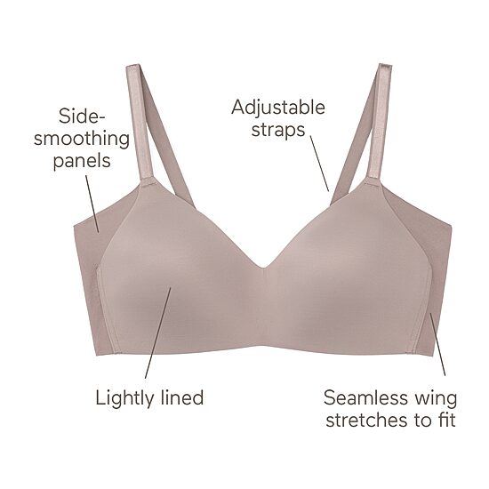 Warners Seamless Full Coverage T-Shirt Wireless Full Coverage Bra Rm3061a