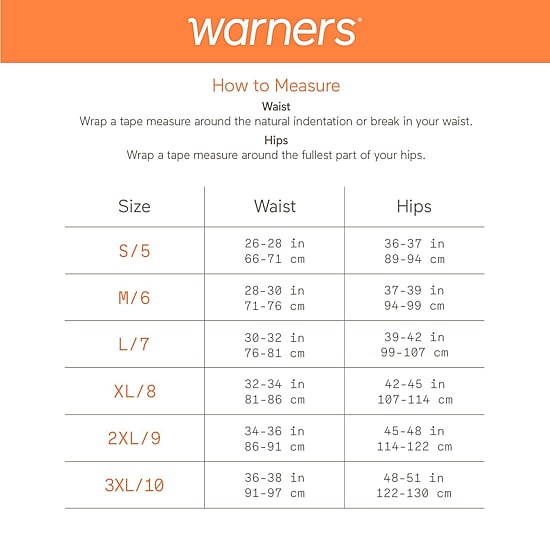 Warners® No Pinching, No Problems® Dig-Free Comfort Waist Smooth and Seamless Hi-Cut RT5501P